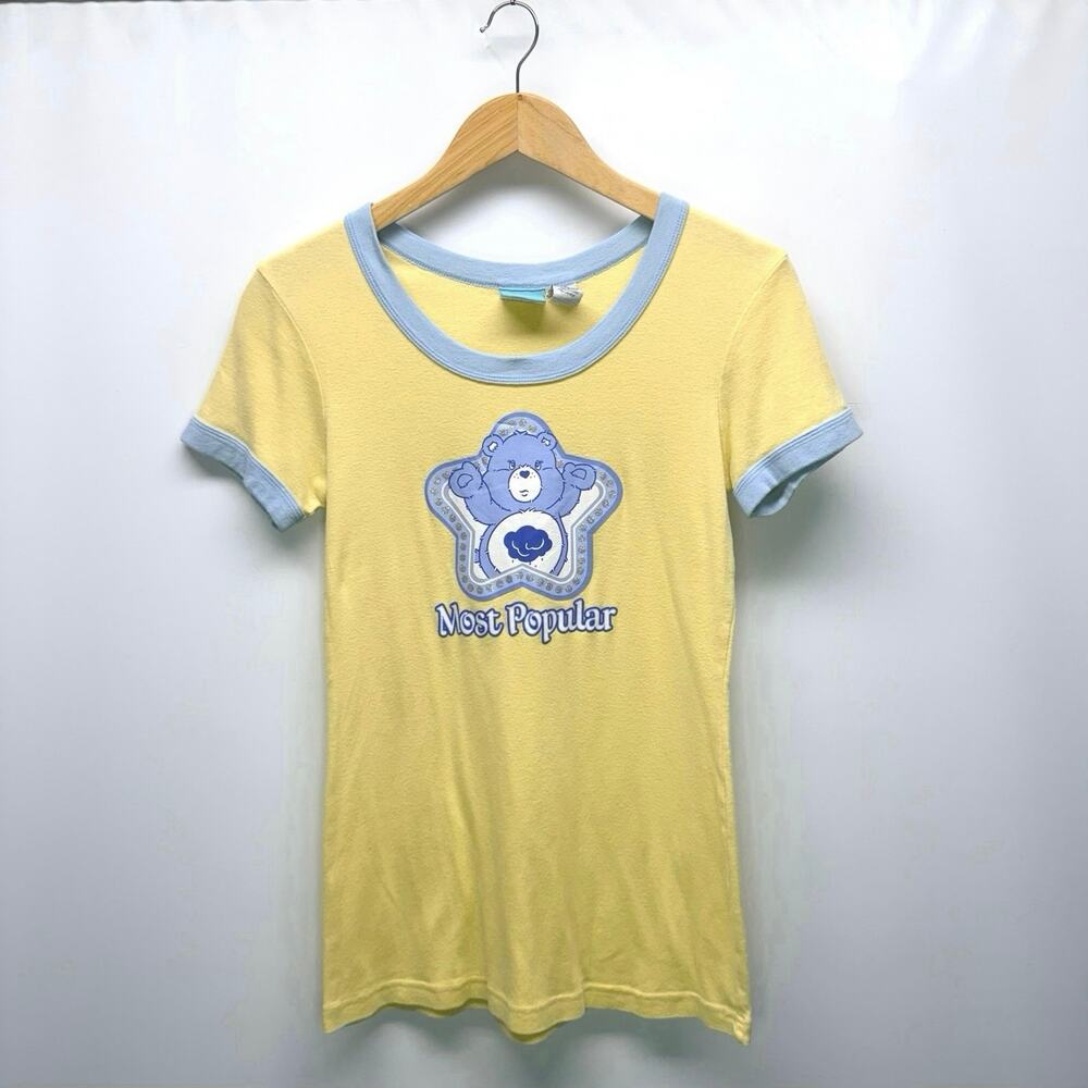 Care Bears Ringer Tee Adult Size Medium Grumpy Most Popular Ironic